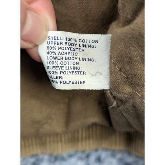 Y2K GAP Sherpa Lined Corduroy Jacket Mens XL Full Zip Trucker Classic 90s Brown - Picture 14 of 14